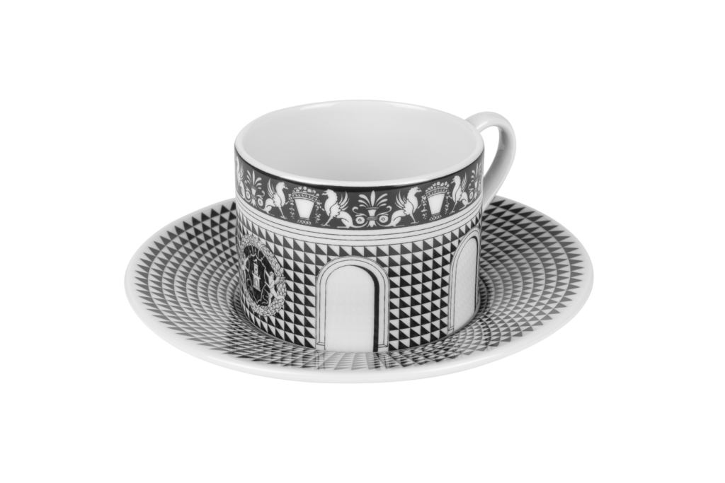 Tea cup Facciata Quattrocentesca • Fornasetti