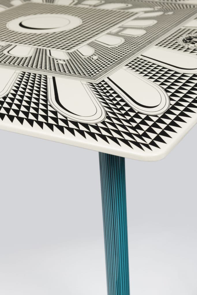 Small square Table Facciata Quattrocentesca • Fornasetti